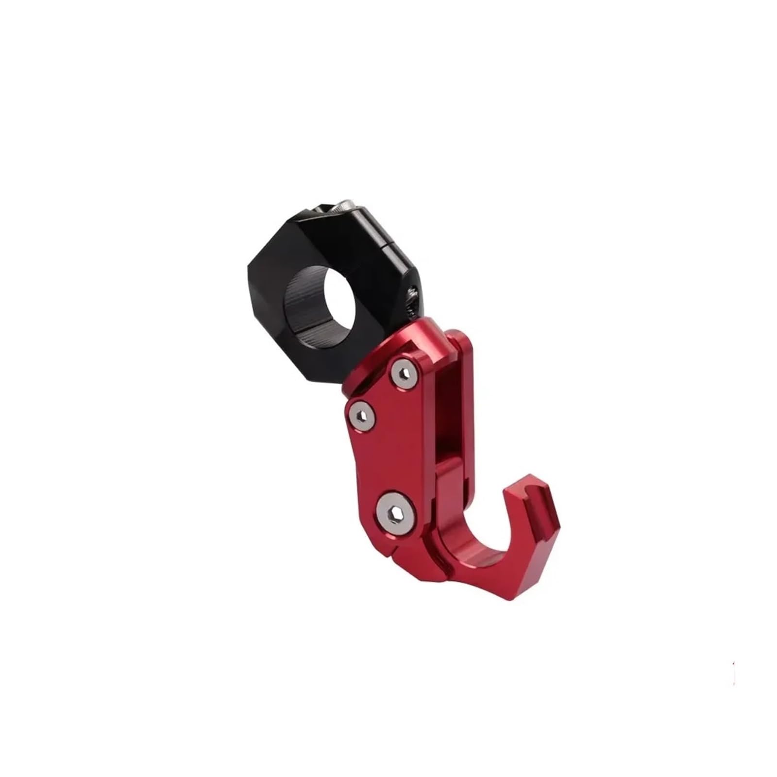 astuyhj Non-Slip Handlebar Hook for Hon@&da ADV150 ADV160 ADV350 Motorcycle Aluminum Alloy Helmet Hanger Foldable Hook Adjustable Storage Mount Accessories(B Red)