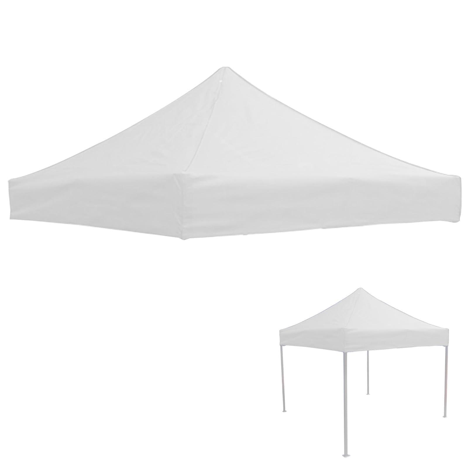Telo di Ricambio per Gazebo Esterni 4 Angoli Copertura Tento (Bianco, 2x2m)