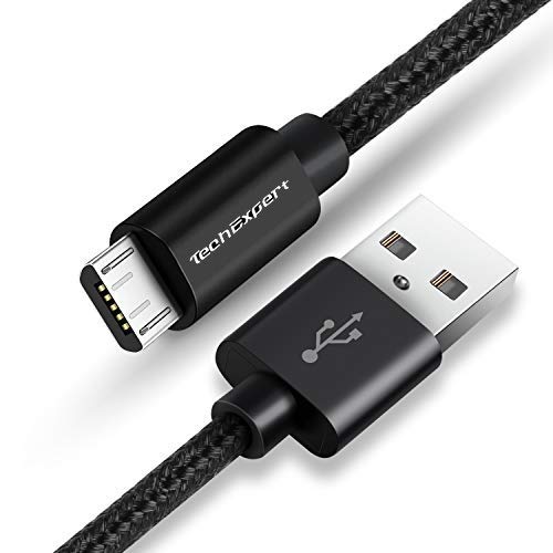 CELLONIC Cavo USB 2.0 Micro USB Da 1 Metro, Bianco, Per Ricarica 1A E Trasferimento Dati, Compatibile Con ASUS ZenPad E MeMO Pad - 5