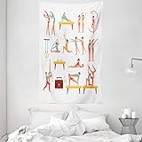 ABAKUHAUS Gymnastique Tapisserie, Cheval d'arçons Ruban, Technologie numérique la Plus M...