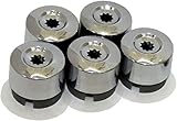 Xtremewarez 5 PCS Car Wheel Lug Nuts Bolt Cap Cover 7L6601173A for Volkswagen Touareg 2004-2016
