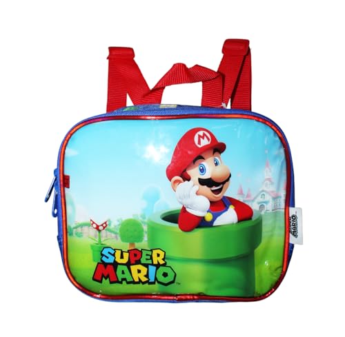 Kit Mochila Mario Bros Original Rodinhas Infantil Gran