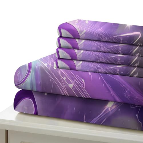 Housse de couette 3D baroque King 220x240cm en microfibre de luxe - 7