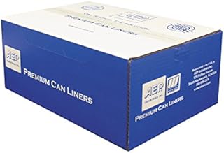 Ultra Plus HD386014N High Density Can Liners, 55-60gal, 14 Microns, 38 x 60, Natural (Case of 200)