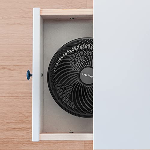 Pro Breeze Personal Table Fan With Remote Control, Fan 8” Desk Fan Powerful Turbo Fan, Whisper Quiet Fan Motor, 24 Speeds, 4 Modes & 12 Hour Timer, Table Fan For Bedroom, Tabletop Fan Air Circulator #TOP7
