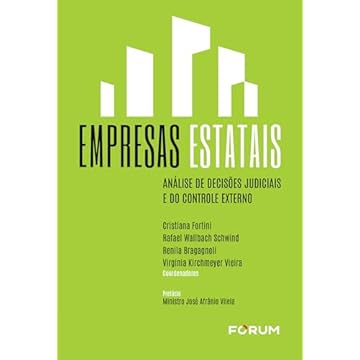 Capa do livro Empresas estatais: análise de decisões judiciais e do controle externo