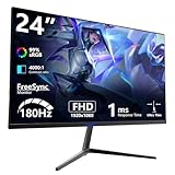 Sealan 24インチ ゲーミングコンピュータモニター FHD 1920x1080 180Hzリフレッシュレート AMD FreeSync プレミアムディスプレイ、アイケア、HDMI 3ms MPRT - ゲーム&エンターテイメントに最適