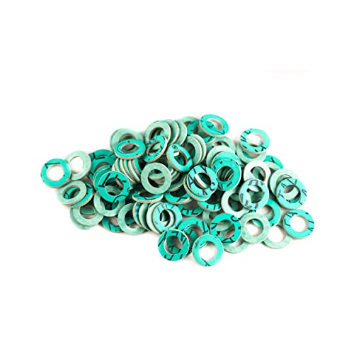 Junta Plana De Fibra 1 2 Pulgada 18.5 X 11 X 2 Mm Lote De 100 Hasta 180 C Para Instalaciones Sanitarias Y De Calefacción