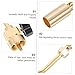 HAKIDZEL Brass Propane Torch Head Welding Accessory with Flame Gas Control Household Heating Tool Compatible with Mapp and Propane Gas for Soldering Brazing and Thawing