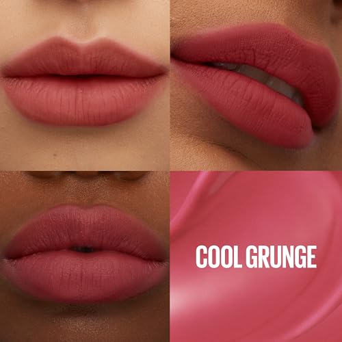 Image of MAYBELLINE Super Stay Teddy Lip Tint, Long Lasting Matte Lipstick for Up To 12HR Wear, Cool Grunge, 1 Count