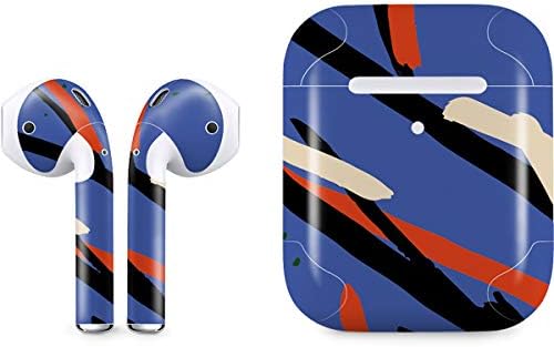 Skinit Decal Audio Skin Compatible with Apple AirPods 2 - Violet Harmony (Hummingbird) Design