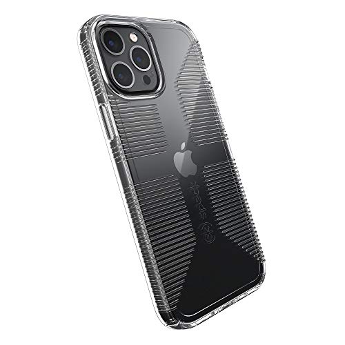 Speck Products GemShell Grip iPhone 12 Pro Max Case, Clear/Clear