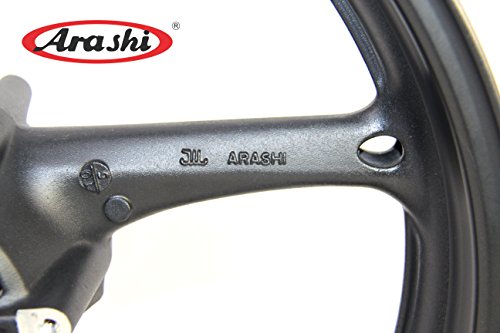 Arashi Front Wheel Rim for SUZUKI GSXR 600 750 2008-2010 / GSXR 1000 2009-2016 Motorcycle Replacement Accessories GSX-R 600 750 1000 GSX-R1000 GSXR600 GSXR750 Matte Black 2011 2012 2013 2014 2015
