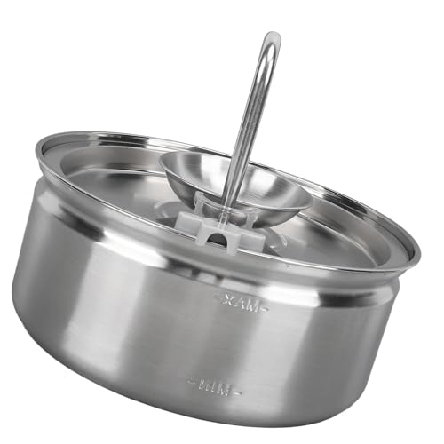 Fuente de agua automática de acero inoxidable para gatos 3.2L miniatura 7