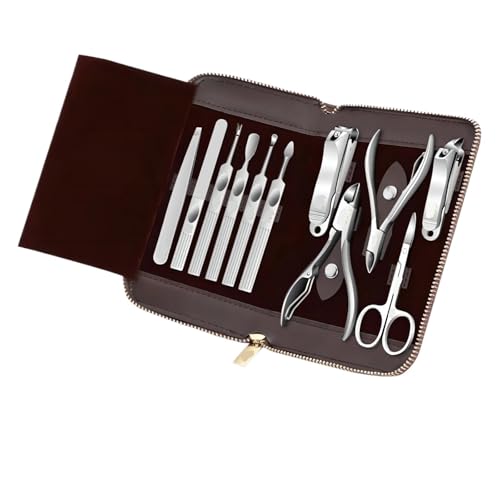 Ensemble coupe-ongles et outils de manucure pour soin pied et main