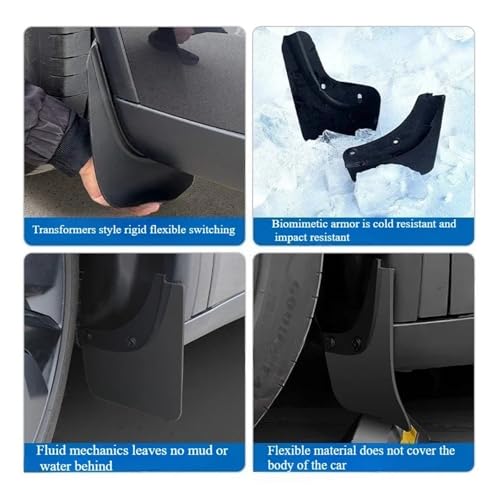 Guardabarros para coche y protectores de ruedas para Tesla Model Y Juniper 2025 5