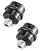 Produktbild QWORK® 2 Stück Kompressor Schalldämpfer Filter , Metall Luftkompressor Kompressor Luftfilter , 1/2" PT 20mm