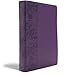 CSB Super Giant Print Reference Bible, Value Edition, Purple LeatherTouch, Red Letter, Presentation Page, Cross-References, Full-Color Maps, Easy-to-Read Bible Serif Type