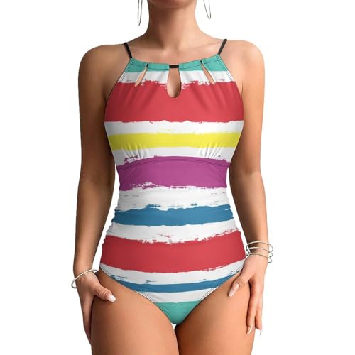 Maillot de bain une pièce gainant à rayures : sublimez votre silhouette sur la plage