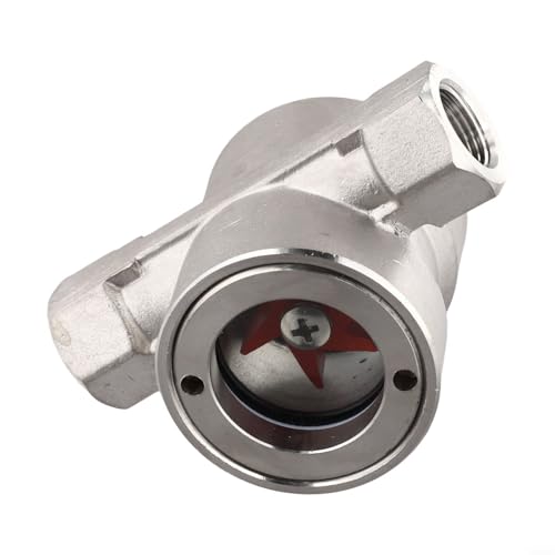 Indicador de flujo de acero inoxidable 304 de alta resistencia estructural DN10 2