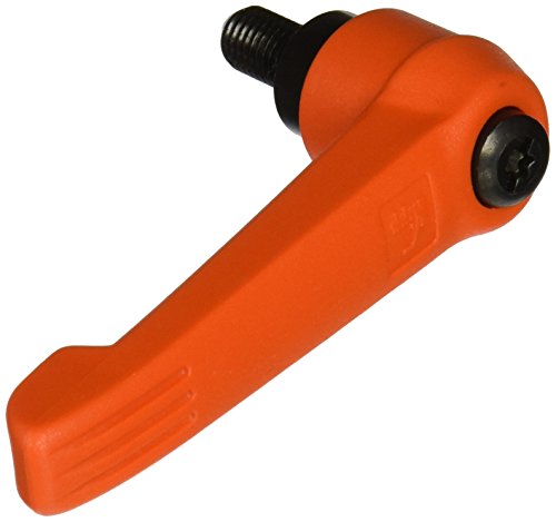 Image of Kipp 06610-4102X20 Fiberglass Reinforced Plastic /Steel Adjustable Handle with M10 External Thread, inchNovo.Grip inch Style, Steel Components, Metric, 20 mm Screw Length, Size 4, Orange Color
