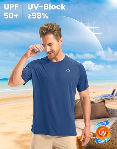 Save 25% on Pudolla Men's UPF 50+ Rashguard Swim Shirt - Image 4