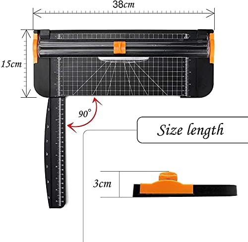 A4 Paper CutterPaper Trimmer Guillotine with Automatic Security Safeguard Scrapbooking Tool for Cutting Paper