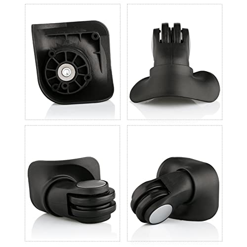 Luggage Wheels,Universal Luggage Casters,1 Pair Luggage Wheel Replacement Spare Spinner Caster for Suitcase Wheel Repair (W018)3