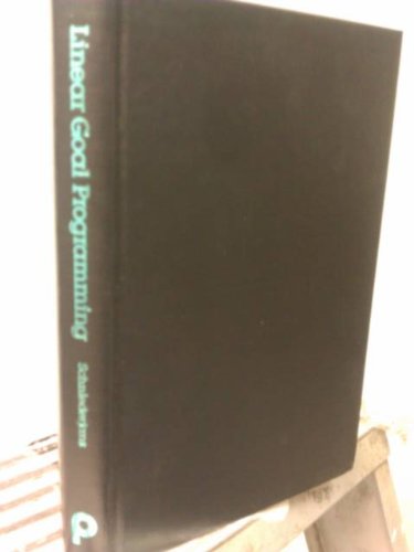 Amazon.com: Linear Goal Programming: 9780894332432: Schniederjans, Marc ...