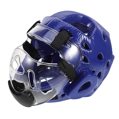 Casco de Taekwondo Equipo de Entrenamiento de Karate con Protector Facial Ergonómico