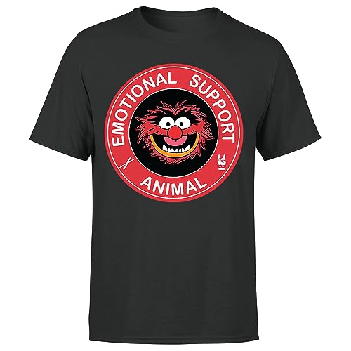 Emotional Support Animal Funny s Tee Top Mens T-Shirt Black XL