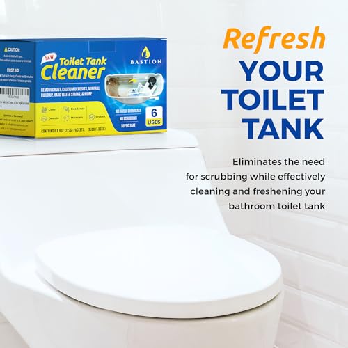 image for Bastion Toilet Tank Cleaner - 6-Uses. (*Not For Toilet Bowl*) Removes 