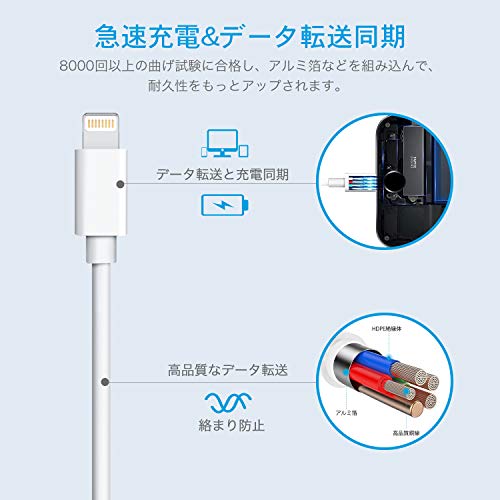 USB 充電器 2ポート 12W ACアダプター 1M 充電ケーブル 2本付き コンセント スマホ充電器 【PSE認証済み/急速】 軽量 コンパクト 海外対応 iPhone/iPad/Android 等のUSB機器対応