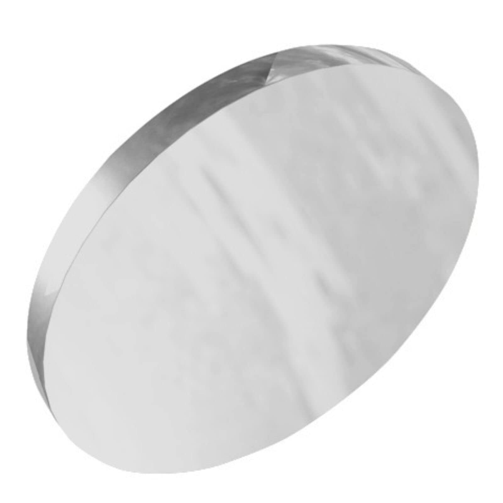 Sign Print Lab Cake Board Display Round Shape for Anniversary OR Birthday 5 MM Thick Acrylic (7 Inch, Silver Acrylic Mirror)