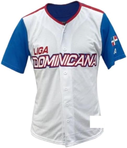 Dominicana Dominican Baseball Jersey Pullover Sewn Custom Name jersey
