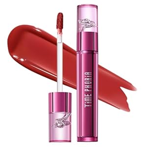 Altera Blurring Lip Tint 016 Blaze, Deep Orange Pink Glossy to Soft Matte Finish, Blur Lip Lines, Weightless No-Sticky Airy Velvet Texture, Vibrant Hydrating Long-Lasting Lip Stain