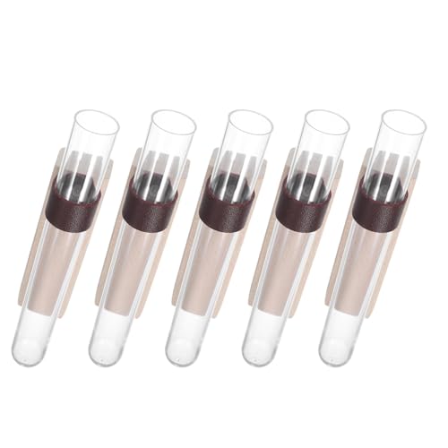 Abaodam 5 pièces Vase Mural Hydroponique Tube Propagation sans Sol pour Plantes Suspendues Décor Moderne Appartement Bureau