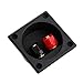 Square Spring Cup Subwoofer Speaker Plugs 2-Way Speaker Box Post Connectors for Car
