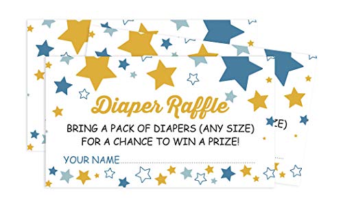 Inkdotpot 30 Baby Shower Diaper Raffle Ticket Lottery Insert Cards Supplies Games For Baby Shower Party Gender Neutral Bring A Pack Of Diapers To Win Favors Gifts And Prizes - Image 4