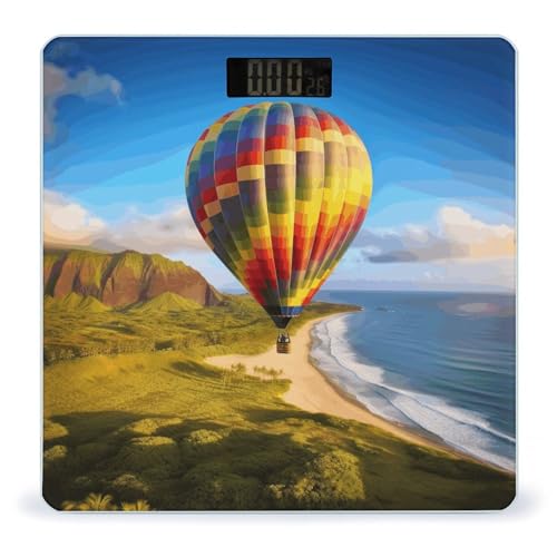 Báscula Digital para Baño con Display LCD y Vidrio Templado miniatura 1