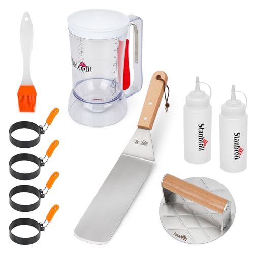 Kit Parrillero Stanbroil 10 piezas acero inoxidable miniatura 1