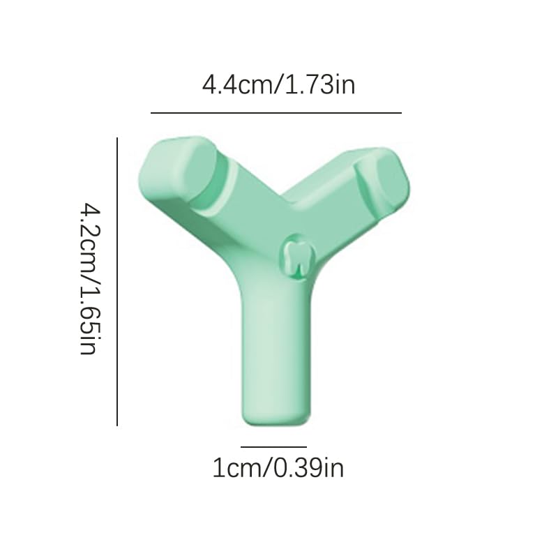 1PC Aligner Chewies pour Invisalign, en Forme de Y Chewies pour Invisalign Plateaux Seater Invisible Accolades orthodontique Munchies Dentaire Chewies,(Couleur aléatoire)