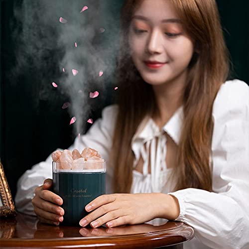 Difusor aromático eléctrico con lámpara de sal y humidificador miniatura 7