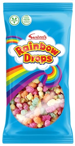 Swizzels Giant Rainbow Drops 70g - A Delicious and Fruity Selection of Chewy Candy Treats