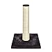 Meerveil Tiragraffi per gatti Albero Tira Graffi Giocattolo Gatti Grigio Chiaro， Cat Tree Colonna Albero in Corda Sisal Naturale, 29.5x29.5x43 cm