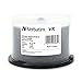Verbatim DVD-R 4.7GB 16X VX White Inkjet Printable, Hub Printable - 50pk Spindle, Shiny Silver (97283)