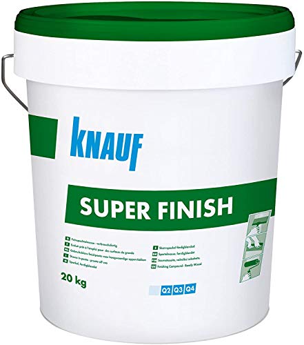 Knauf - Masilla súper acabada, 20 kg, cartón yeso