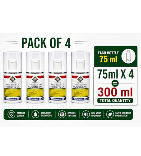 Image of PRISTINO - Pure Silicone Treadmill Lubricant Oil for Belt /High Viscosity I Non Toxic Odor Free (300ml)