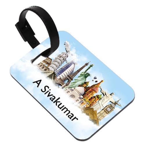 exciting Lives World Traveller Personalised Luggage Tag-picture-17