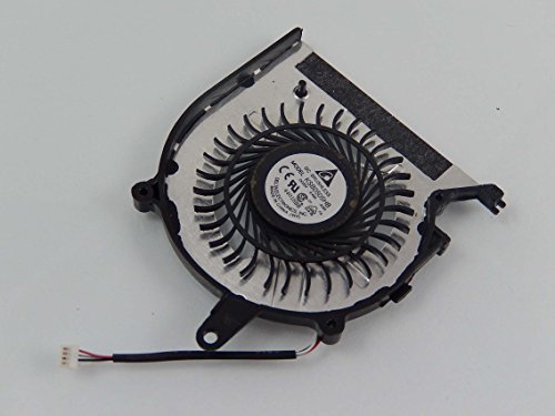 vhbw Ventilador CPU/GPU con Clavija de 4 Pines Compatible con Sony Vaio Pro13 SVP1321, Pro13 SVP132A Notebook, portátil